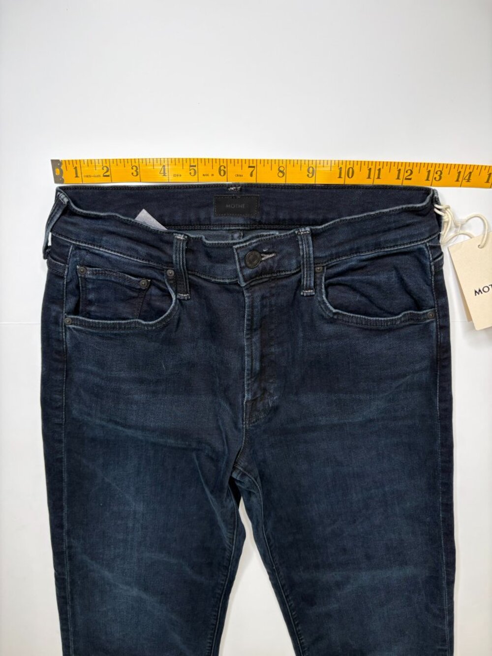 MOTHER The Mid Rise Rambler Zip Ankle Jeans – Night in Venice – Size 26 – NWT - Picture 4 of 16